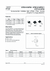 DataSheet STP141NF55 pdf